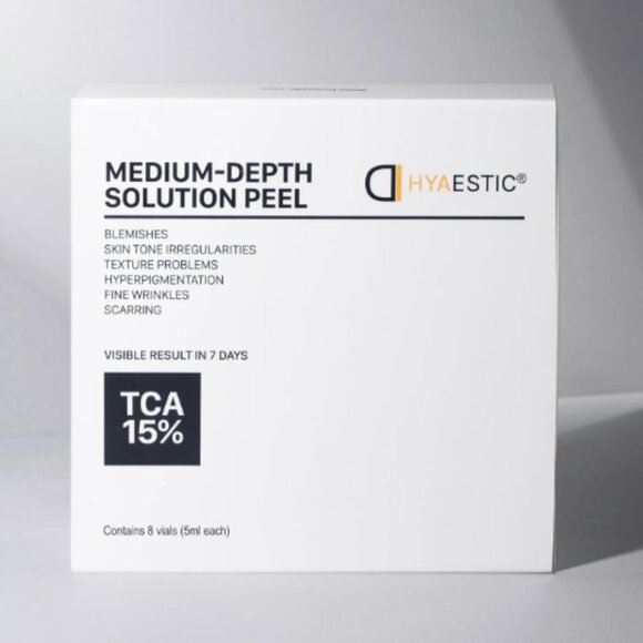 Hyaestic Medium-Depth Solution Peel TCA 15% (5ml x 8 vials) - Picture 1 of 4